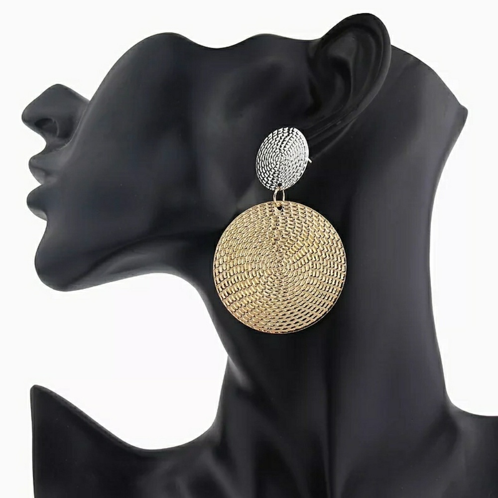 2 for $28 Silver and Gold Tone Earring